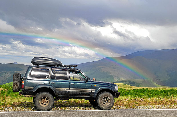 A trip by car to the foot of Elbrus can bring a lot of unforgettable impressions.